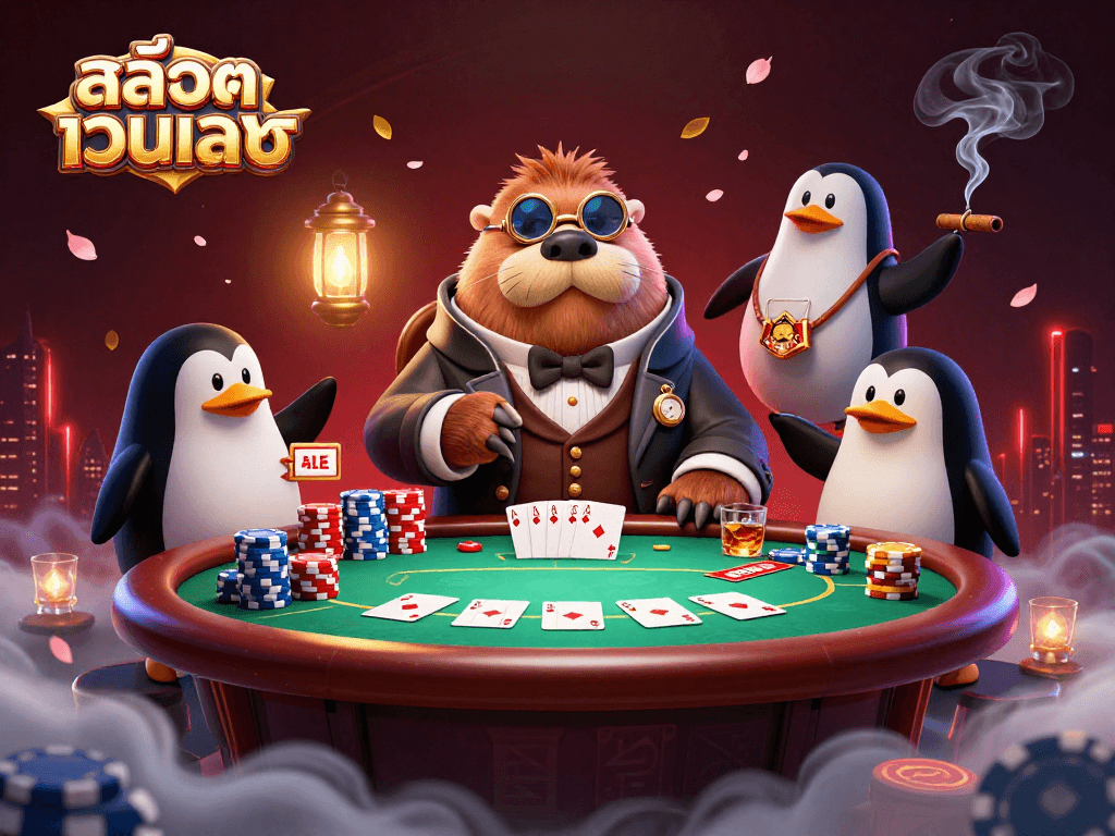 Experience immersive gaming excitement at สล็อตเว็บตรง with jolly walrus and friends in action!