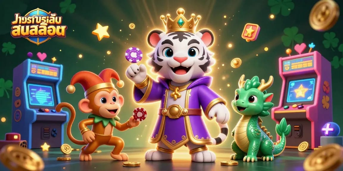 ทดลองเล่นสล็อต และเกมคาสิโนจัดเต็มในภาพ 3D สีสันสดใส