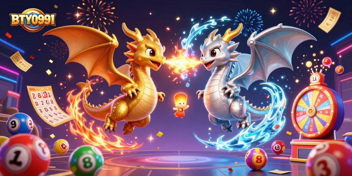 BTY0991 dragons summon excitement with lottery effects in a vibrant casino atmosphere.