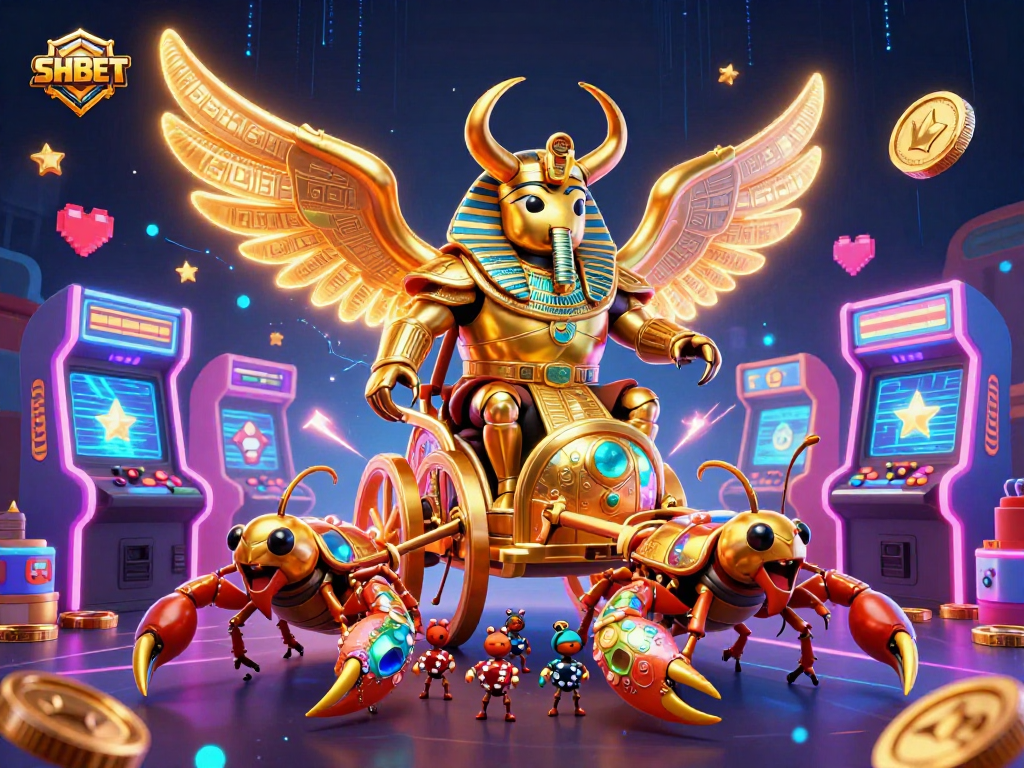 Engage in thrilling SHBET casino adventures with colorful game elements and dynamic characters.