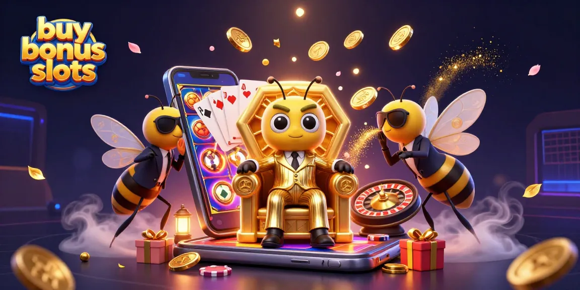 Buy bonus slots and immerse in thrilling gameplay with vibrant 3D characters and dynamic casino elements.