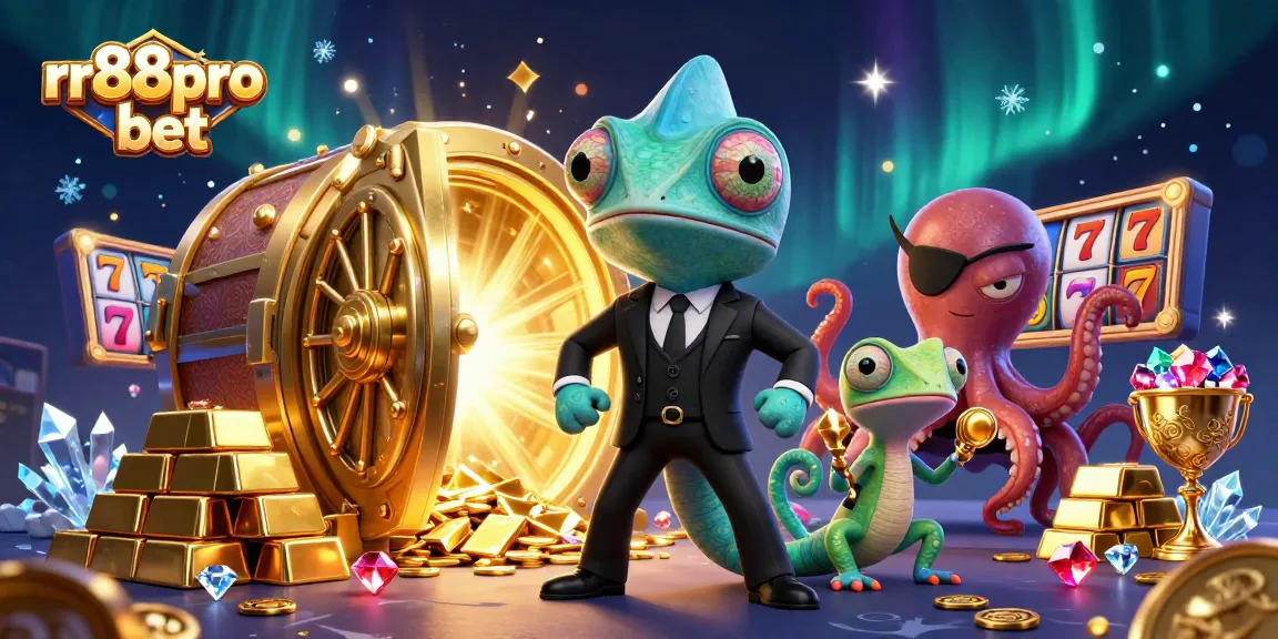 Experience thrilling moments at rr88pro bet with vibrant scene showcasing dynamic casino characters and elements.