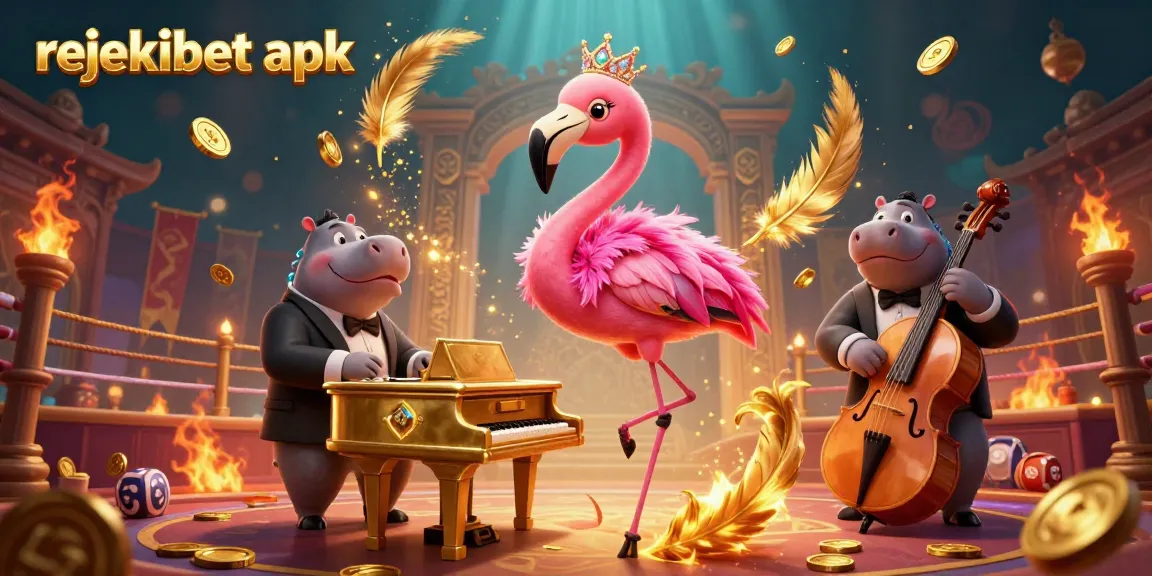 Experience rejekibet apk with an exciting casino scene, showcasing vibrant characters and engaging elements for gamblers.