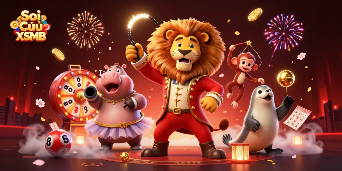 Soi Cầu XSMB showcases thrilling lottery excitement with vibrant characters and action-packed elements.