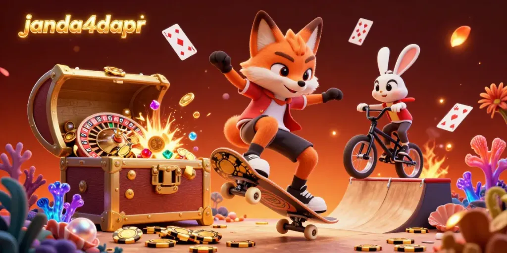 Janda4dapr menghadirkan keseruan bermain dengan karakter kartun beraksi di dunia kasino digital