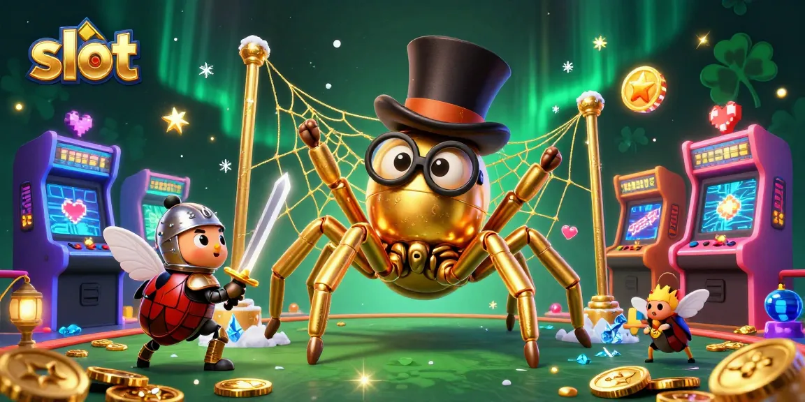 Menangkan slot gacor dengan menampilkan tarantula emas yang mewah di kasino fantastis