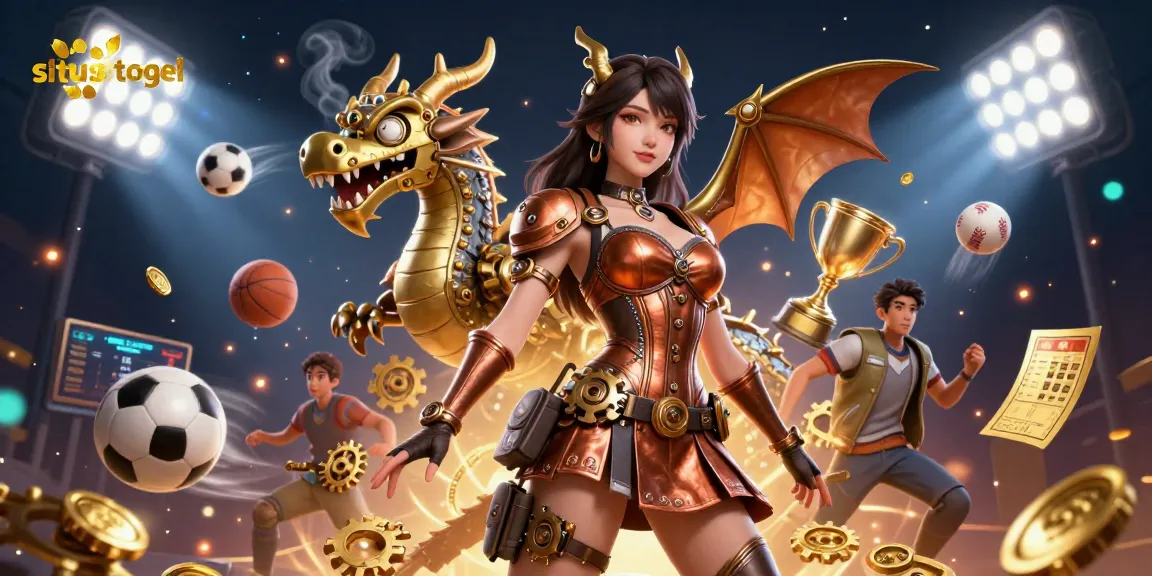 Situs togel offers exciting sports betting with futuristic 3D visuals of thrilling games and dynamic action.