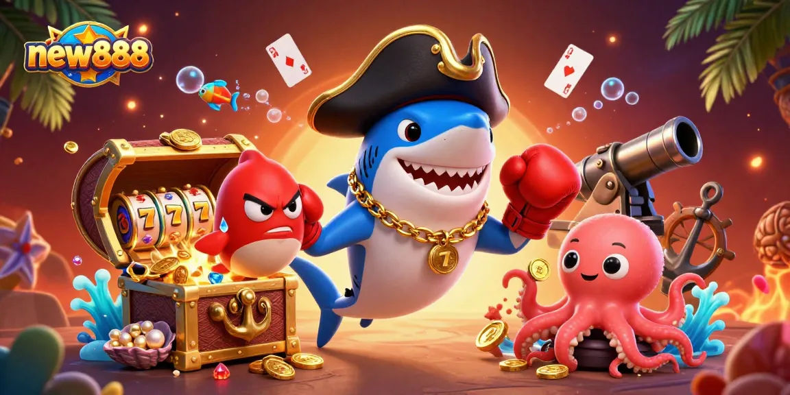 Join new888 at an exciting casino adventure with vibrant characters and rich rewards!