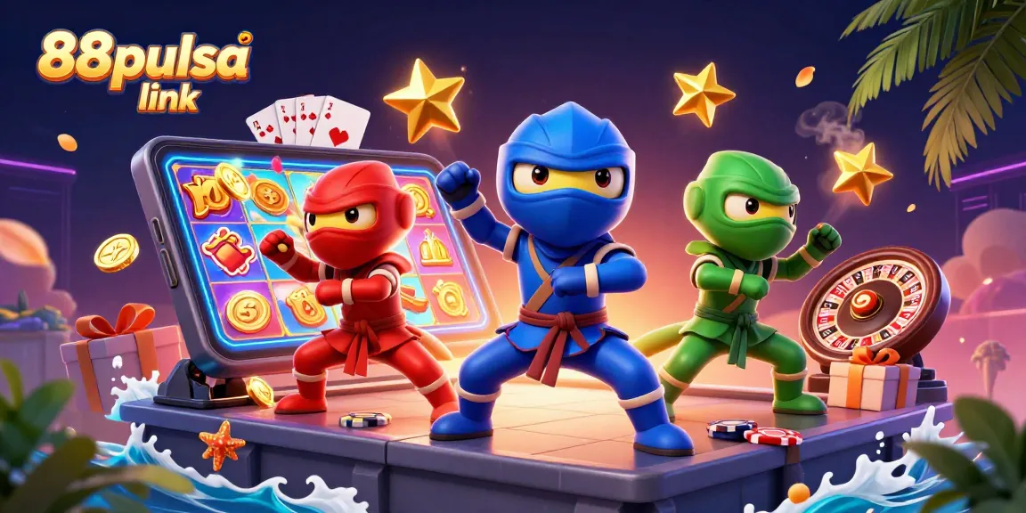 Experience thrilling gameplay with 88pulsa link, featuring a vibrant chameleon team in action alongside a colorful slot game.