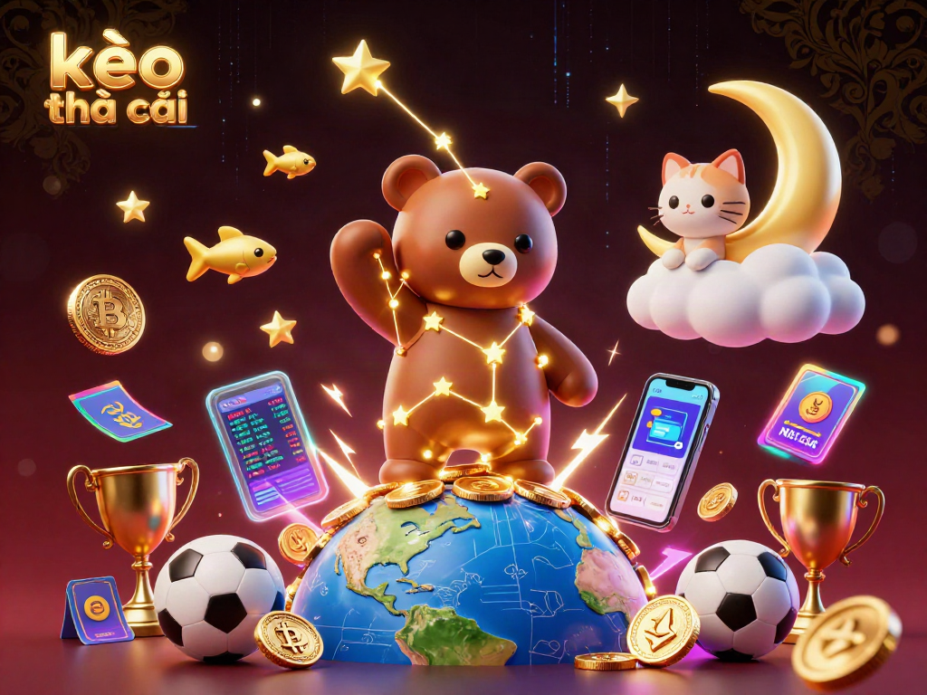 Engage in thrilling sports betting with kèo nhà cái visuals featuring dynamic elements and vibrant characters.
