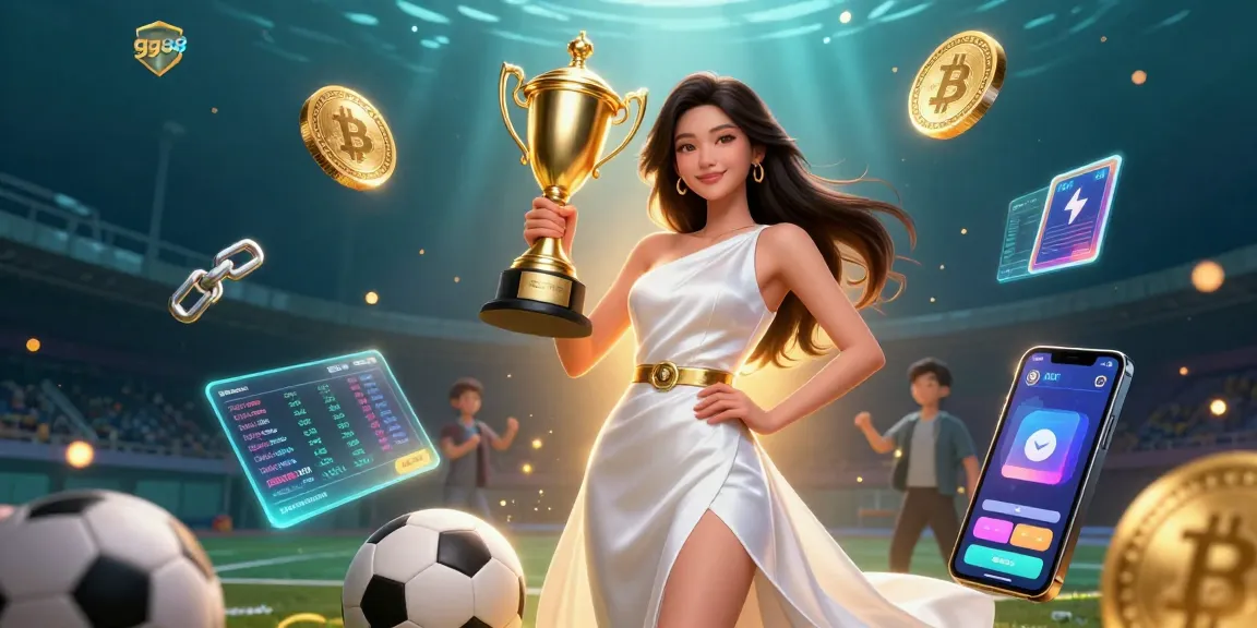 Win big with gg88 at a vibrant casino-themed scene featuring sports betting and crypto elements.