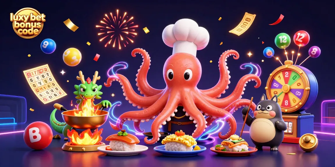 Enjoy the excitement of winning with luxy bet bonus code in this vibrant casino scene featuring animated characters.