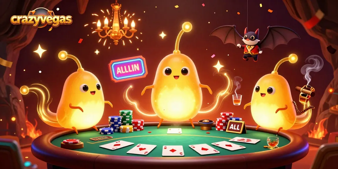 Experience the thrill of crazyvegas with glowworms illuminating a vibrant cave casino scene.