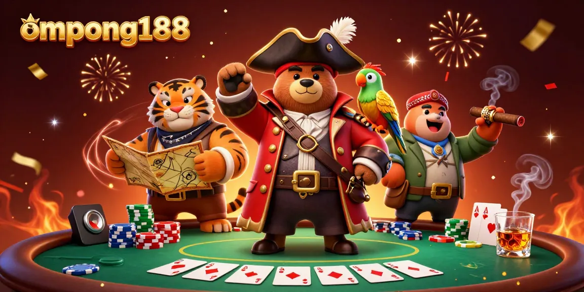 Menangkan permainan dengan ompong188 di meja poker penuh energi dan karakter menarik.