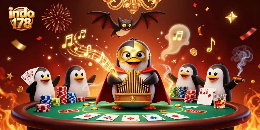 Experience the excitement of indo178 with a winning poker scene filled with golden surprises.