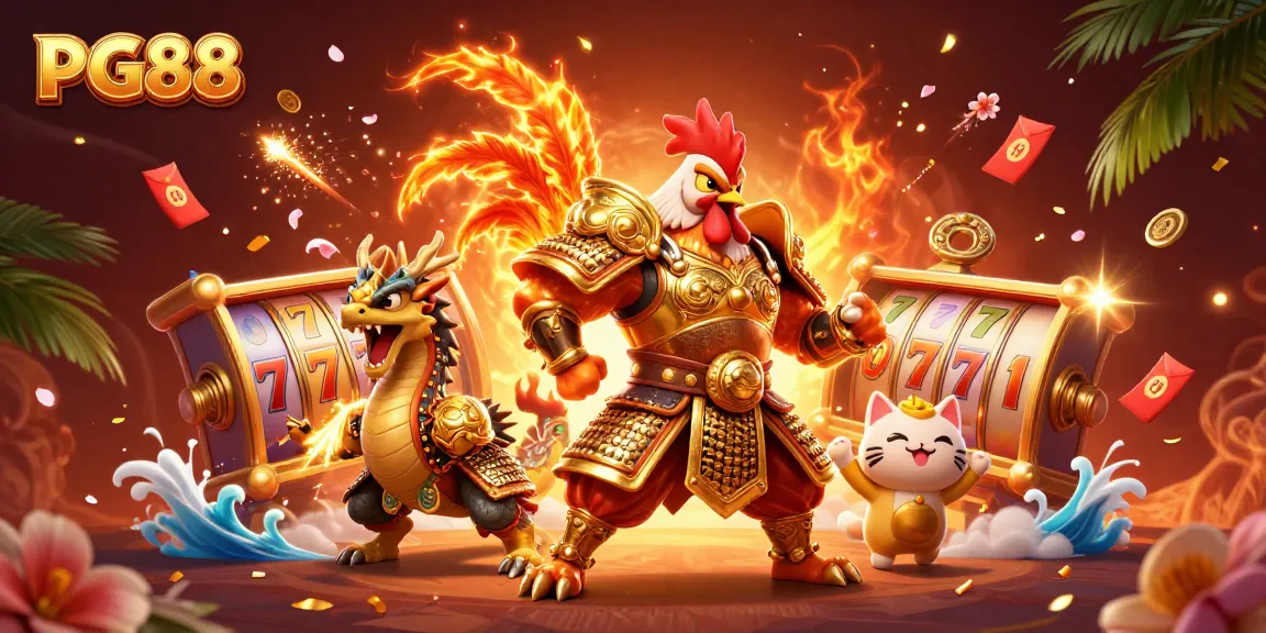 Engage with PG88's thrilling gaming experience featuring vibrant slot games and exciting characters.