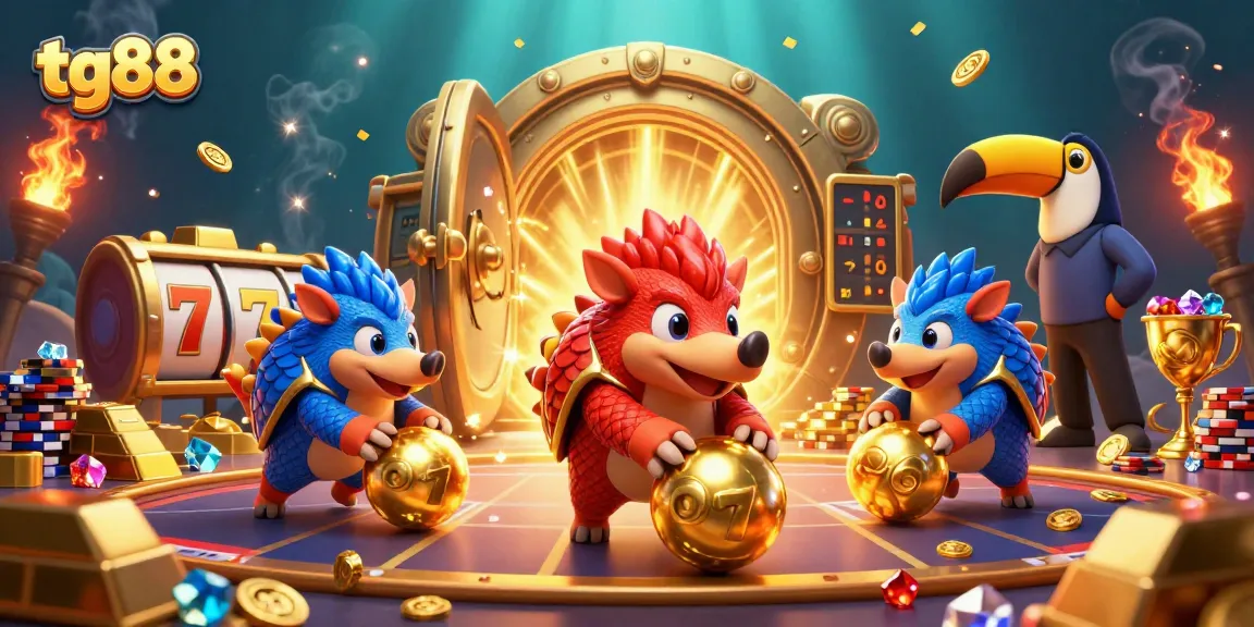 Join the thrilling tg88 jackpot excitement with rival pangolins bowling through poker chips!