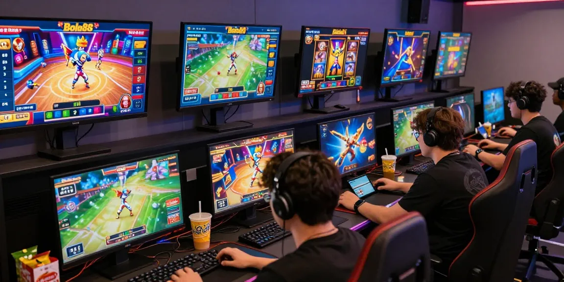 Players engaged in thrilling action on Bola88 platform, showcasing vibrant gaming experience and community engagement, emphasizing Withdraw Bola88.