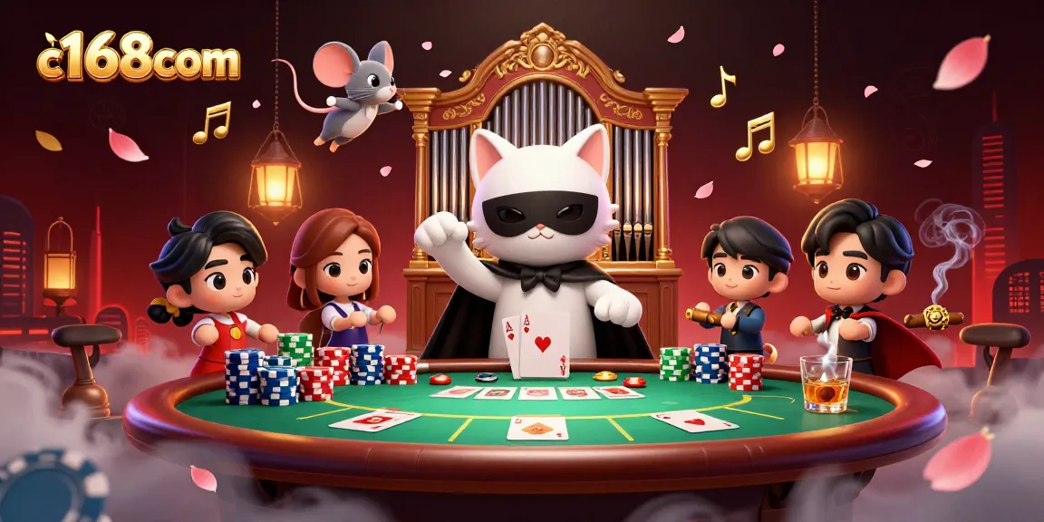 Experience thrilling action at c168com's casino gaming with an exquisite 3D illustration.