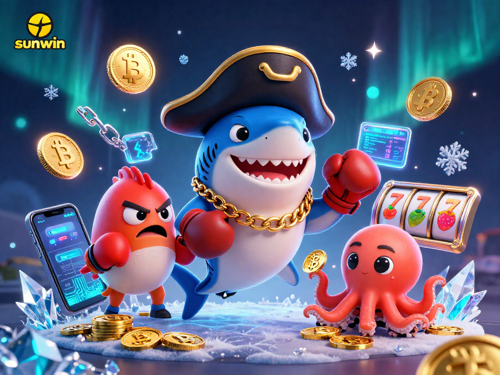 Engage with sunwin's vibrant pirate-themed slots featuring characters and crypto elements