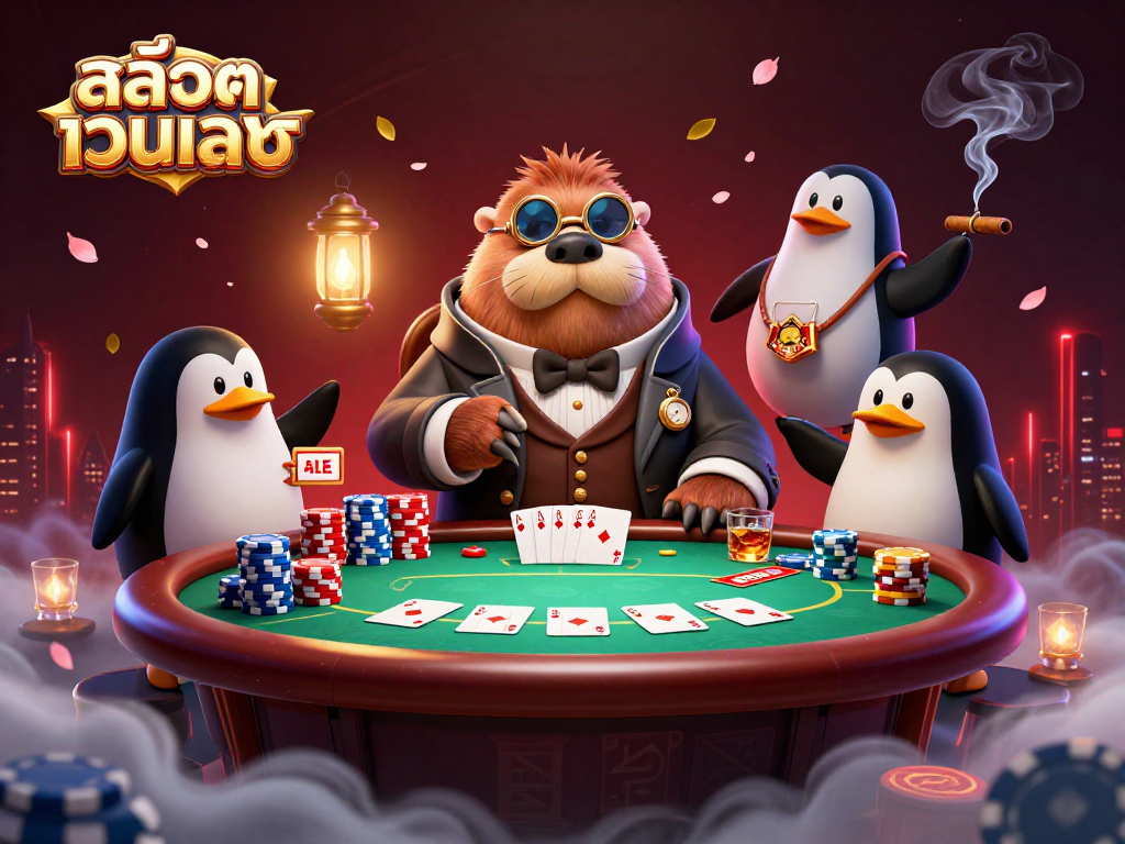 Experience immersive gaming excitement at สล็อตเว็บตรง with jolly walrus and friends in action!