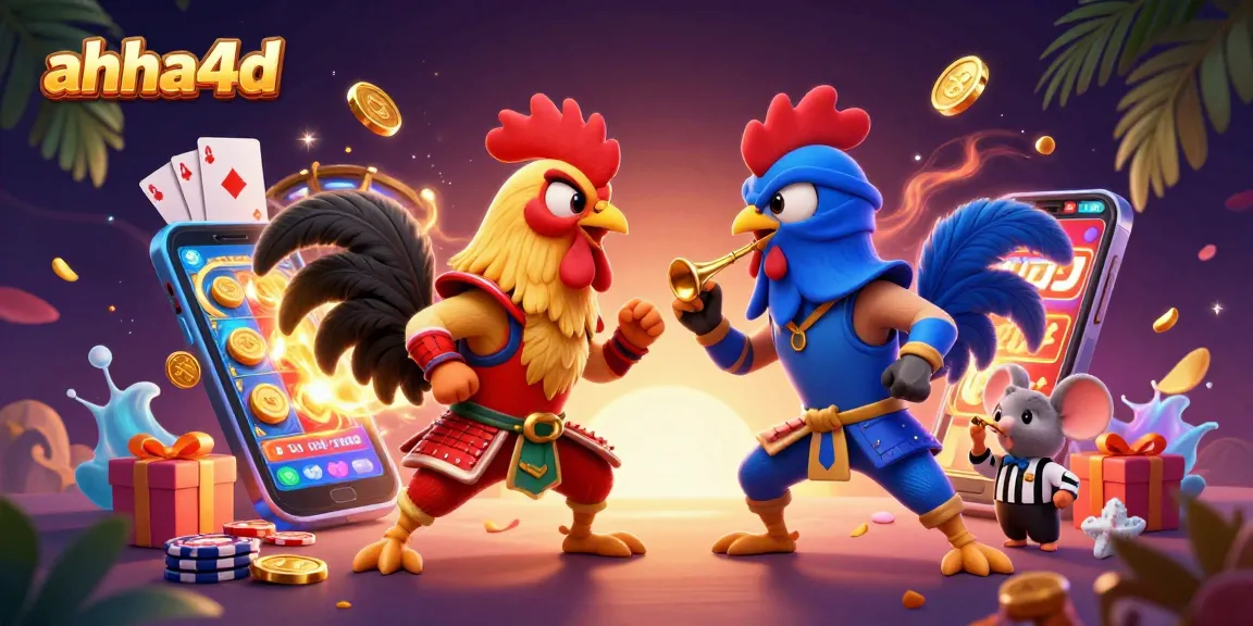 Bermain di AHHA4D dengan roosters 3D berhasil menang dan memenangkan koin emas pada permainan slot.
