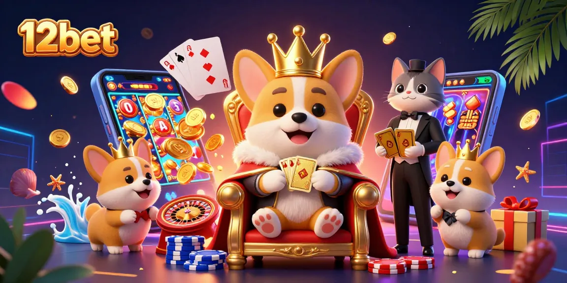 Trải nghiệm cược thú vị với 12bet qua hình ảnh các nhân vật và biểu tượng casino đặc sắc.