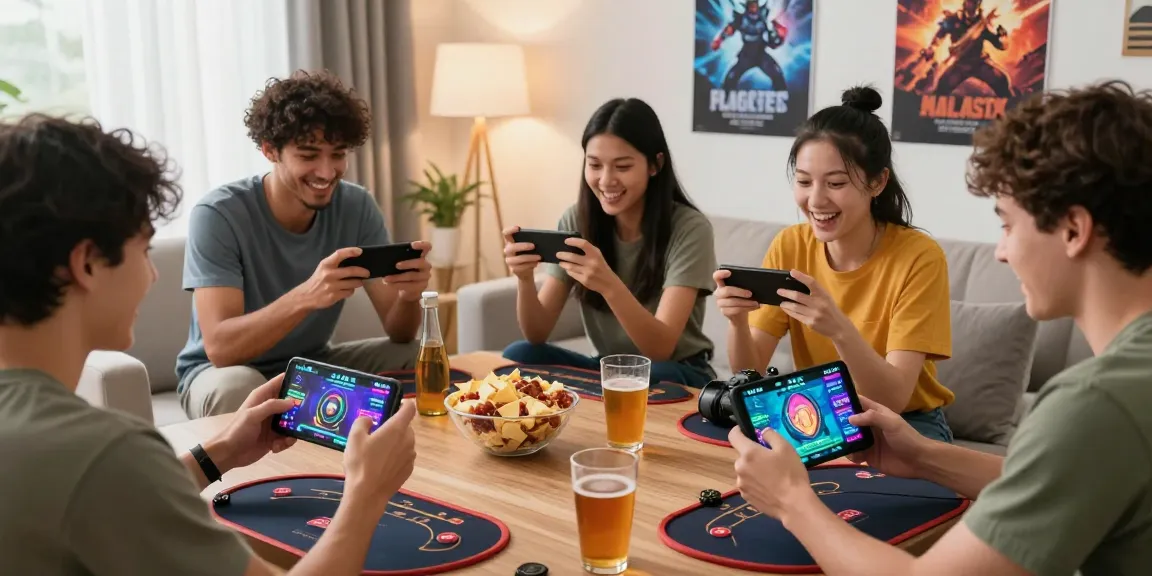 Engaging online game scene with players enjoying Poker Game on mobile devices, highlighting excitement and cash rewards.