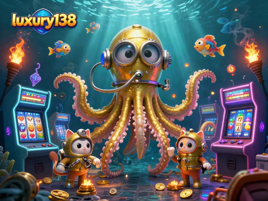 Experience thrilling gameplay at luxury138 with exciting slot machines and vibrant gaming elements!