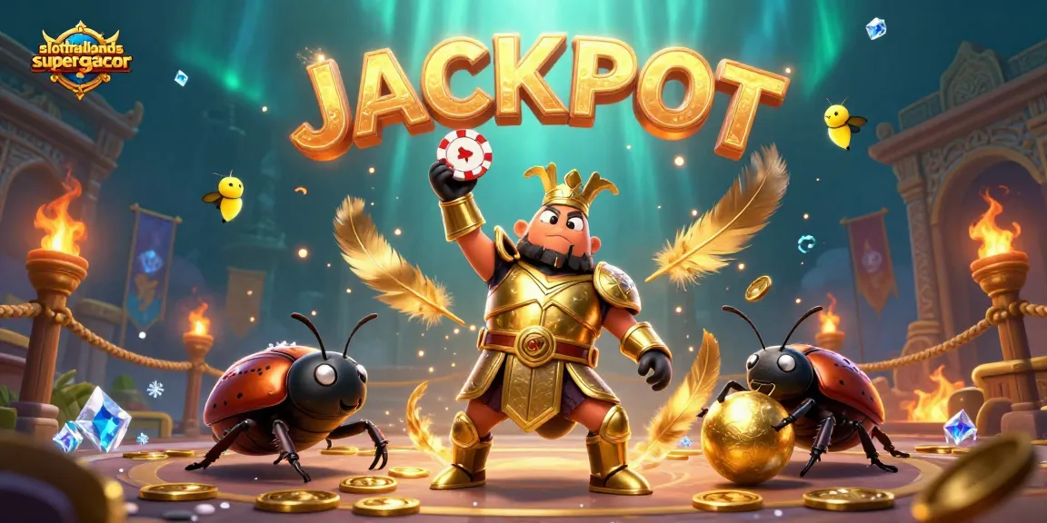 Engage with slotthailandsupergacor's vibrant jackpot scene featuring exciting characters and dynamic elements.