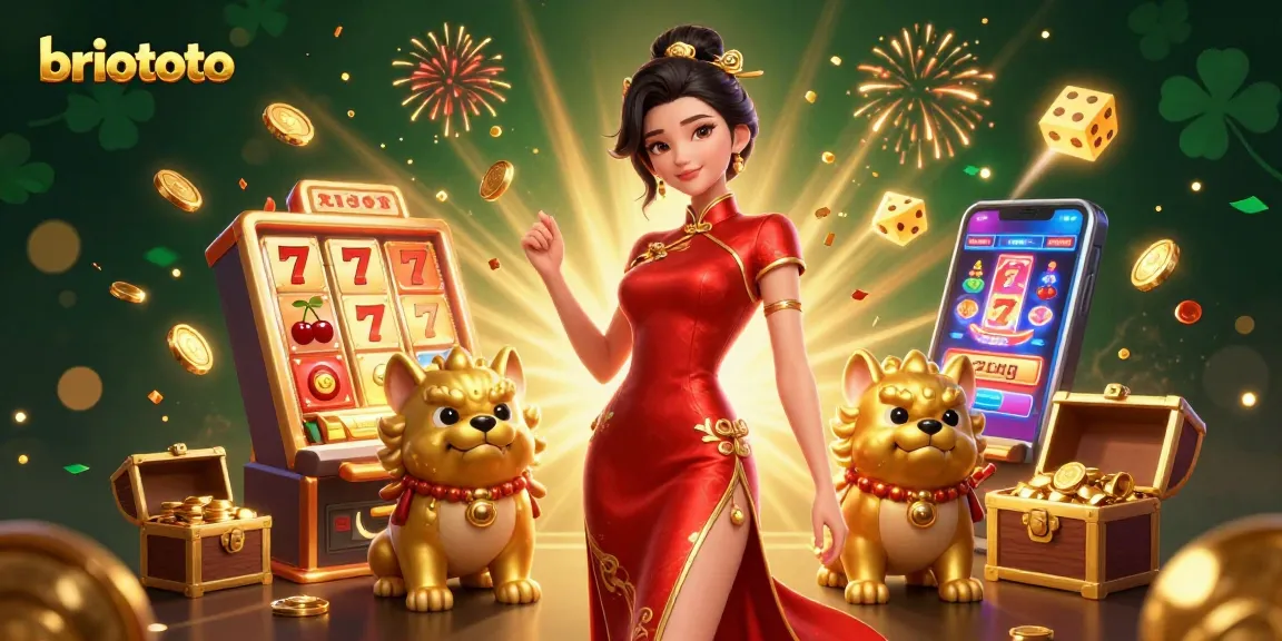 Experience thrilling action with briototo in a vibrant casino scene featuring dynamic games.