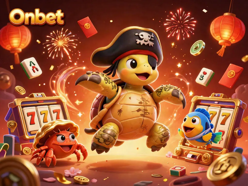 Experience exhilarating gaming moments at Onbet with colorful characters and exciting casino elements.