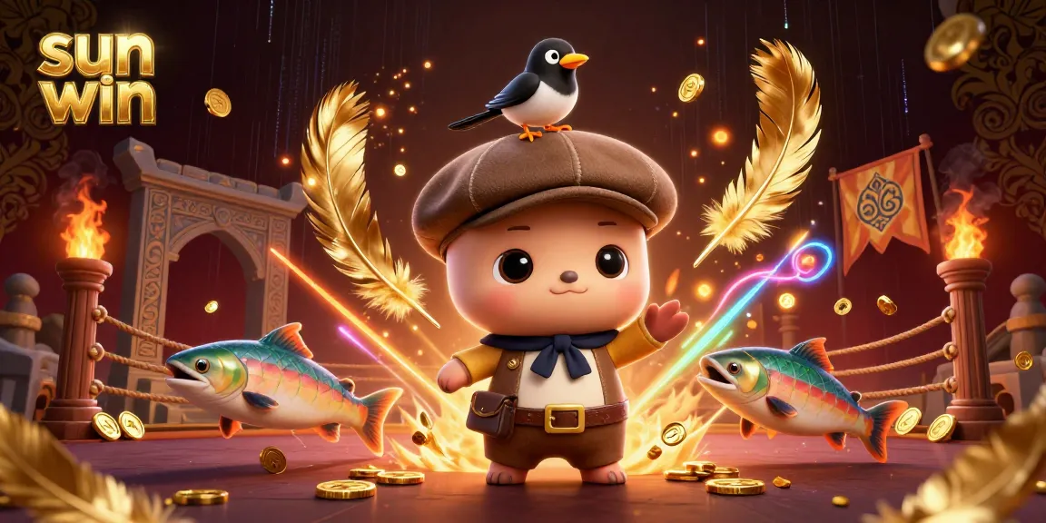 Explore vibrant online gaming with Sun Win featuring cartoon characters in a rich casino scene.