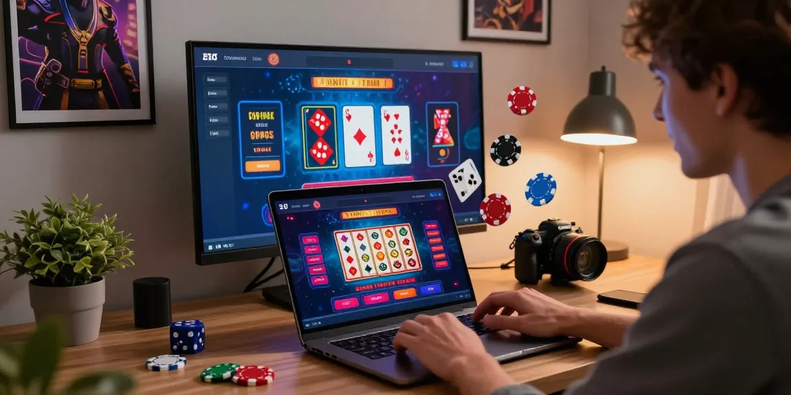 Pengunjung terjun4d menikmati pengalaman taruhan online dengan grafik warna-warni dan suasana yang mendebarkan.