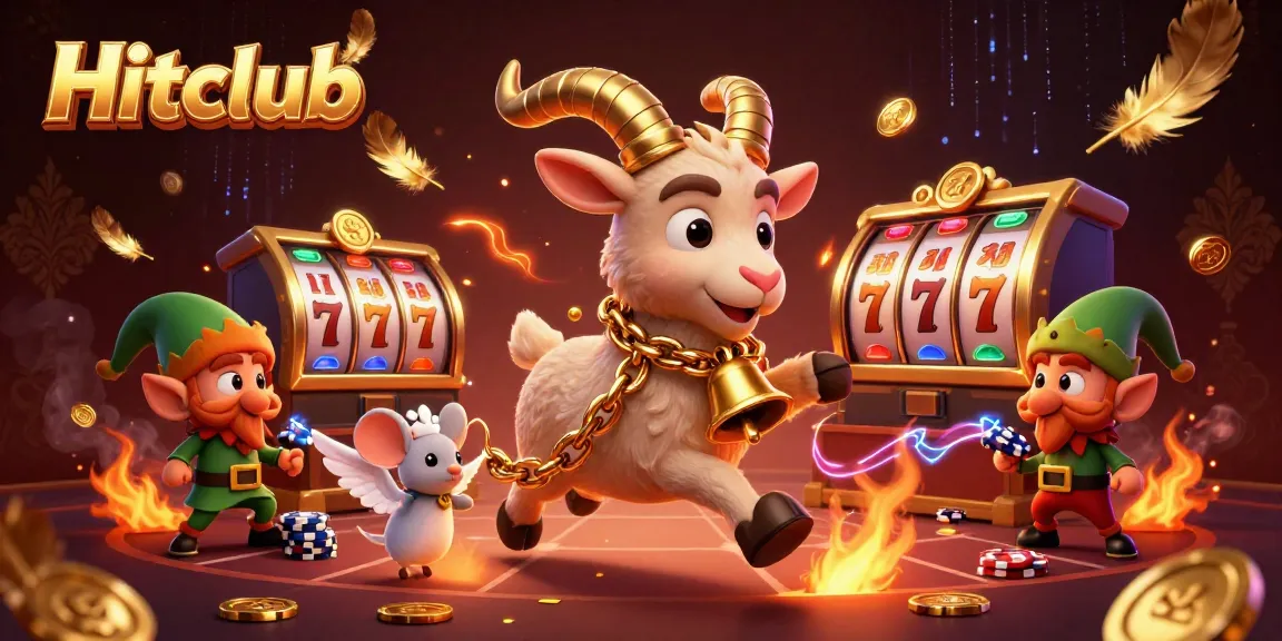Experience thrilling gameplay at Hitclub with cartoon chaos in a vibrant casino setting.