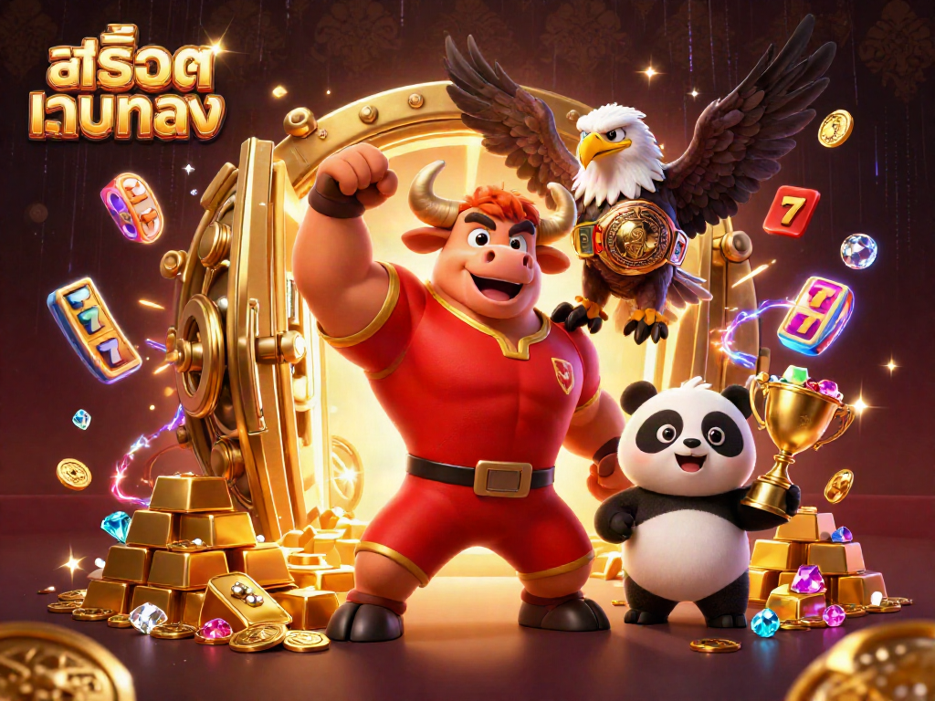 Engage in สล็อตเว็บตรง action with festive characters amid a whirlwind of vibrant casino elements