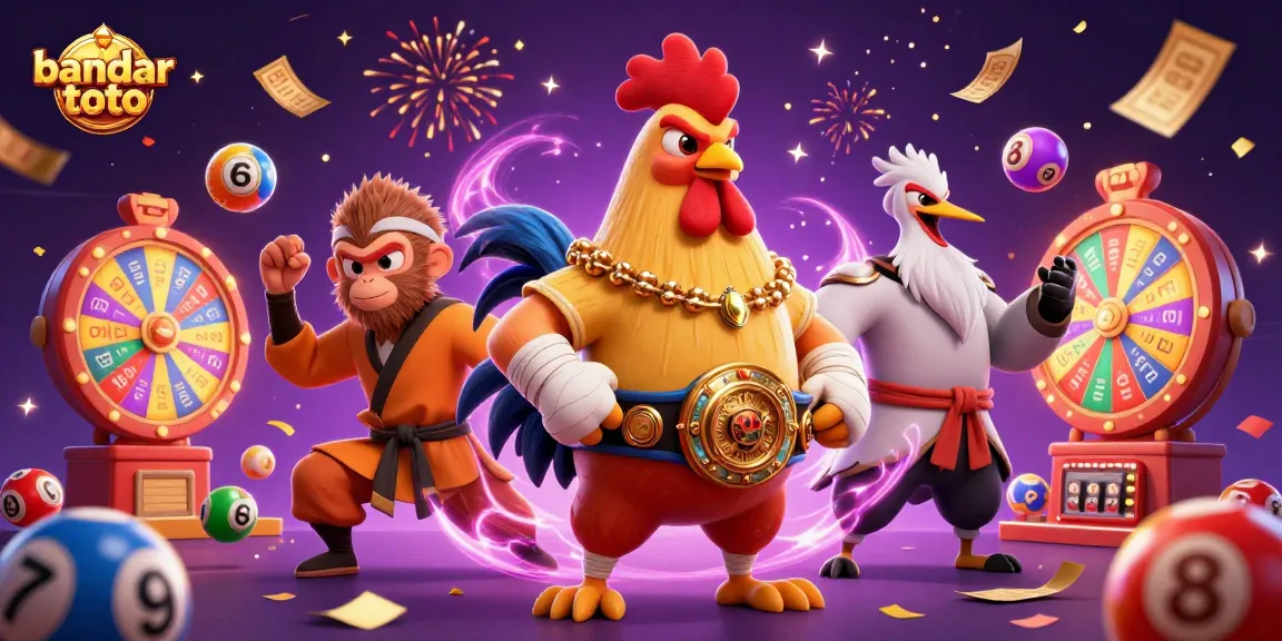 Experience winning with bandar toto through a vibrant casino scene filled with dynamic game elements.