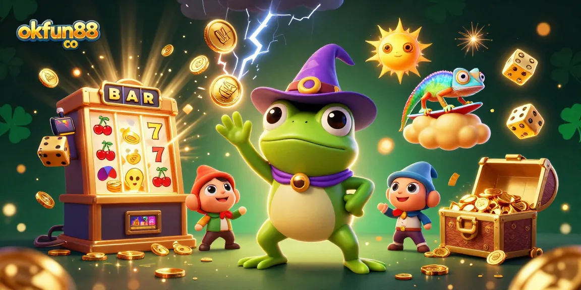 Spin the reels with okfun88 co and unleash a whirlwind of golden coins and gaming fun!