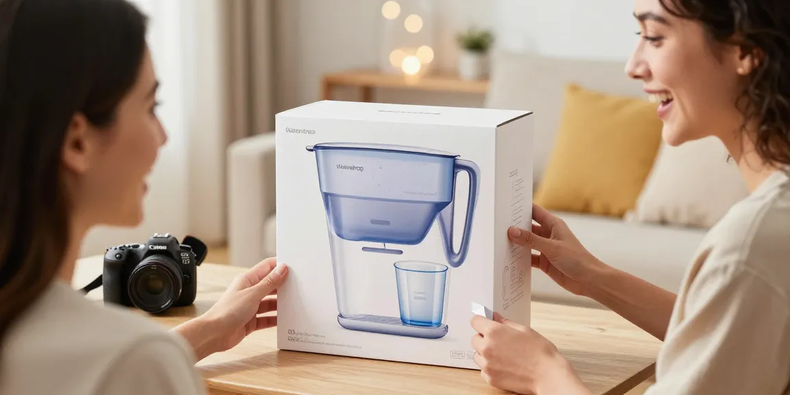Waterdrop 40 Cup Dual Filter Dispenser showcasing in an online shopping review, perfect for e-commerce platforms and buyer's guides.