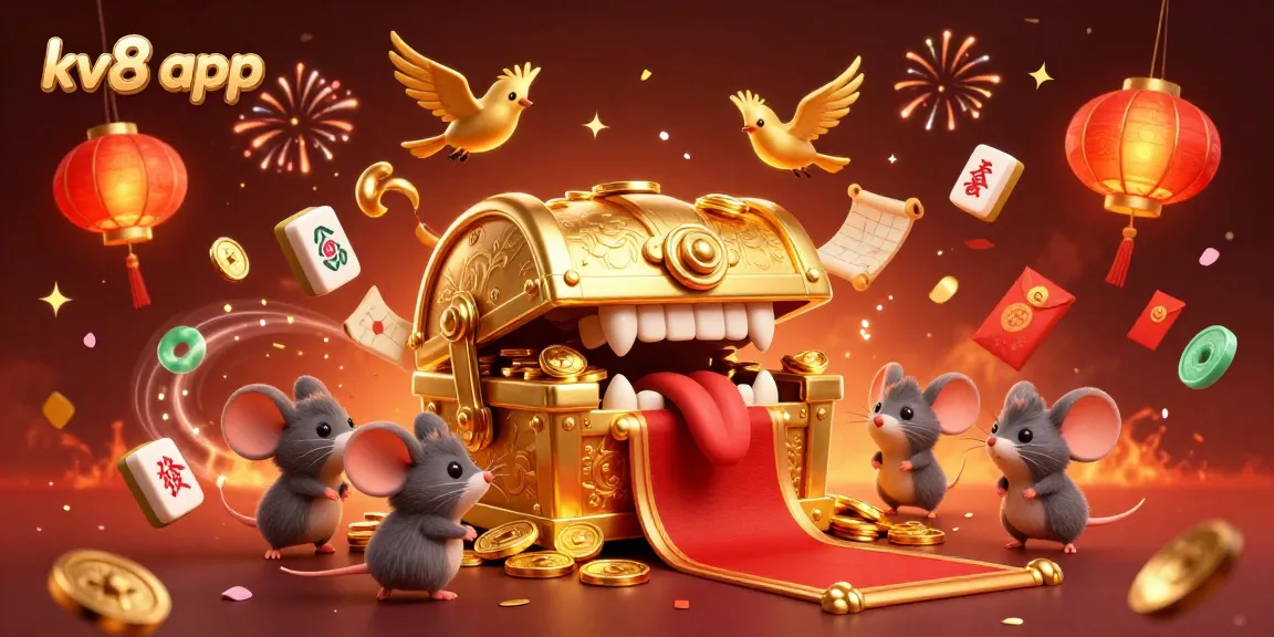 Win big with KV8 app's exciting features in this illustrative casino scene.