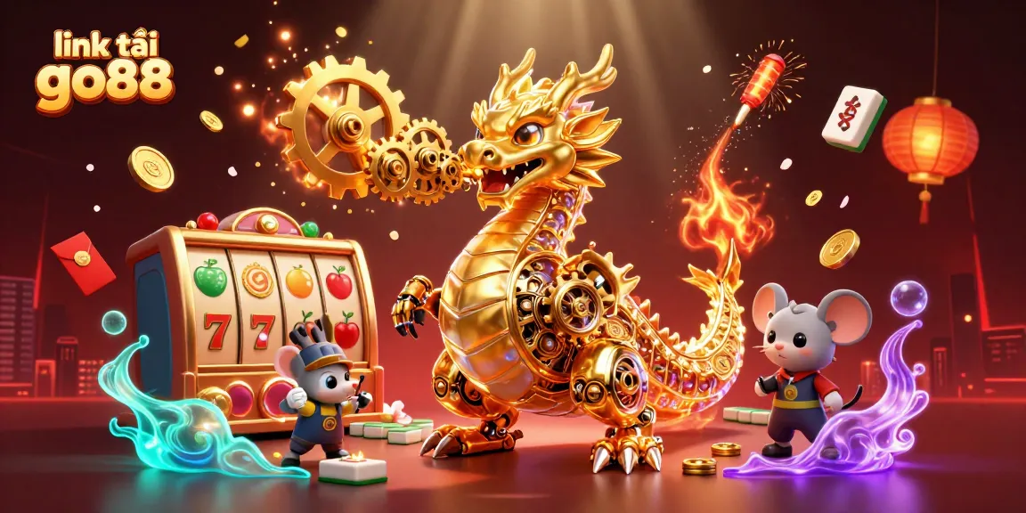 Engage with link tải go88 for thrilling slot adventures featuring a dragon and intricate mechanics.