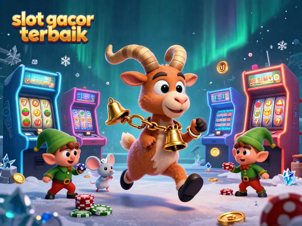 Menyaksikan slot gacor terbaik dengan karakter kartun dalam kasino natal-hantu yang penuh aksi dan elemen permainan.