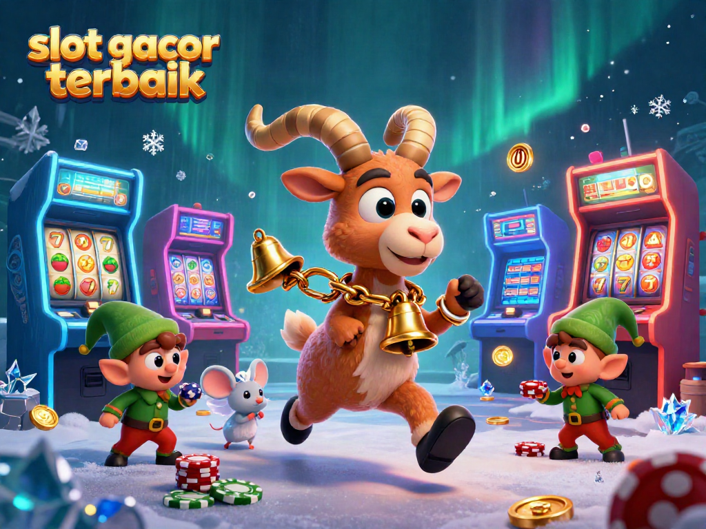 Menyaksikan slot gacor terbaik dengan karakter kartun dalam kasino natal-hantu yang penuh aksi dan elemen permainan.
