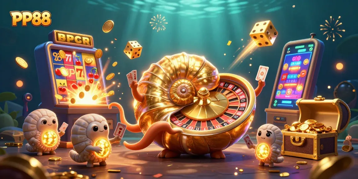 Experience thrilling wins at PP88 with vibrant casino games and dynamic illustrations.