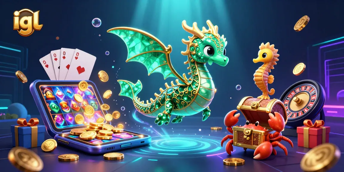 Engage in thrilling adventures with igl as you explore vibrant casino games in this captivating illustration.