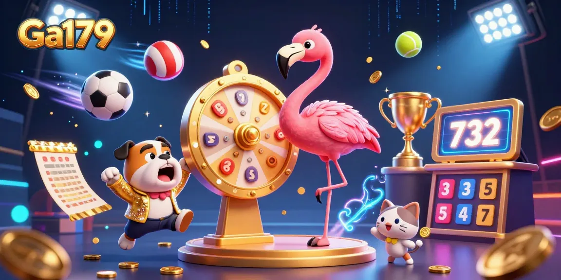 Experience exciting gameplay at Ga179 with dynamic sports elements and vibrant characters showcasing a casino atmosphere.