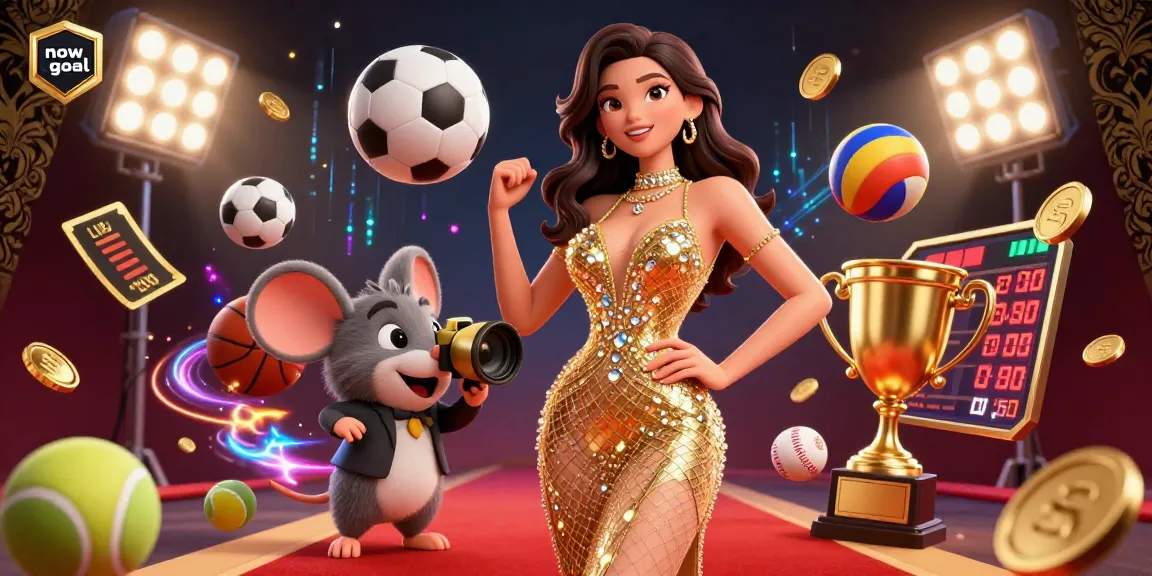 Engage with real-time sports betting and live scores through nowgoal's cinematic illustration.