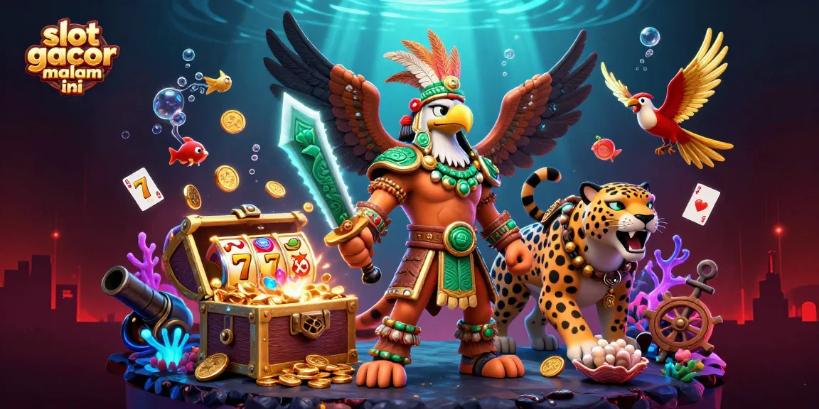 Slot gacor malam ini dengan petualangan menegangkan dari karakter Aztec yang beraksi di lautan harta karun.