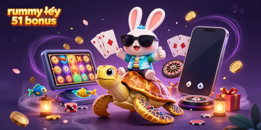 Rummy Deity 51 bonus, kelinci beruntung 3D memberi jempol, bermain Rummy dan memenangkan hadiah!
