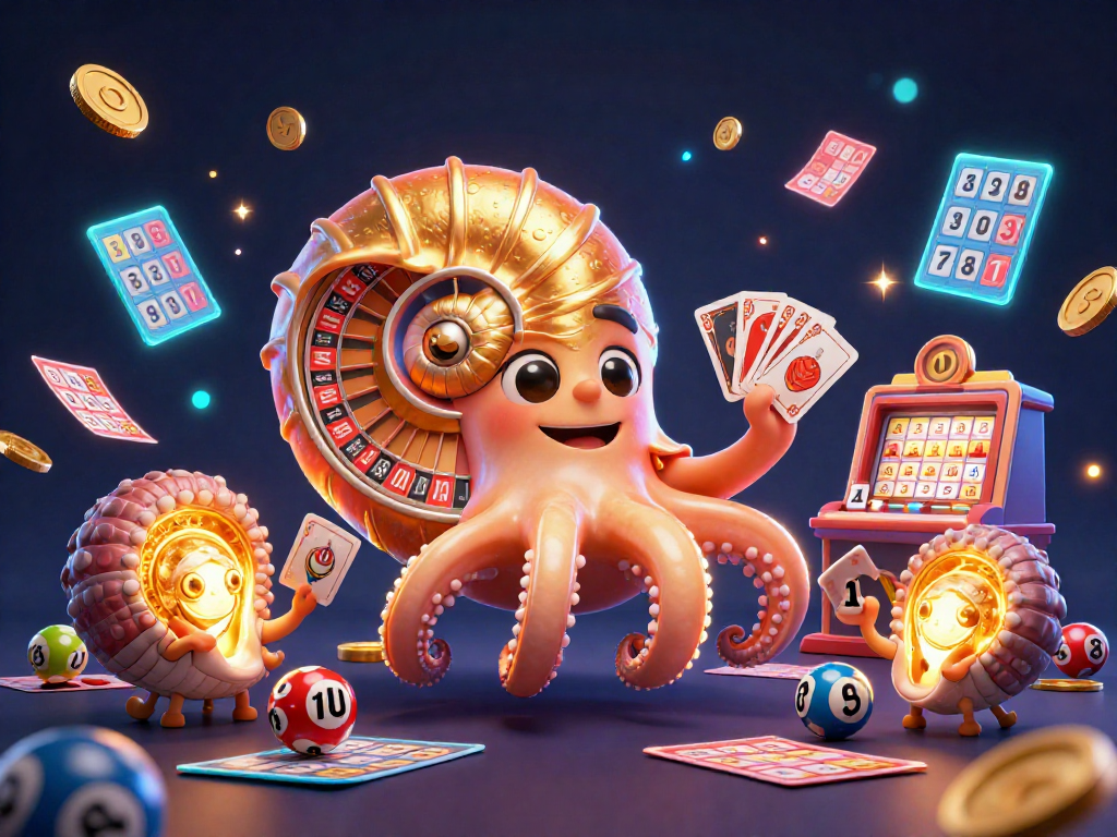 Play and win with Bola88 Link Lama lottery features in a vibrant 3D illustration.
